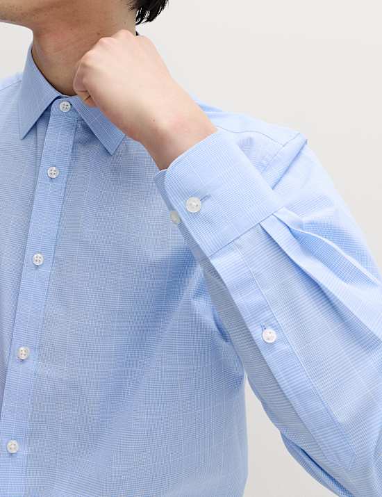 2 Pack Regular Fit Easy Iron Long Sleeve Shirts