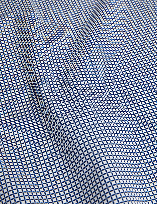 Set van 2 makkelijk strijkbare overhemden met lange mouwen en normale pasvorm