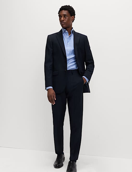 Chemise cintrée 100 % coton à rayures