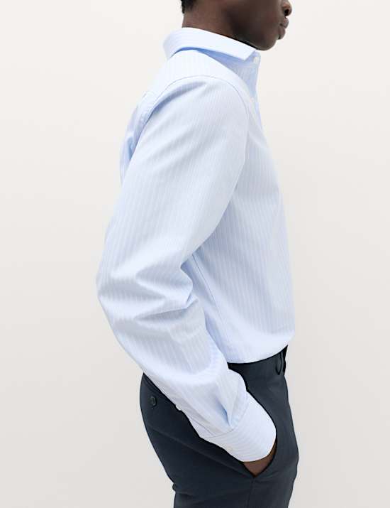 Regular Fit Luxury Cotton Striped Shirt
