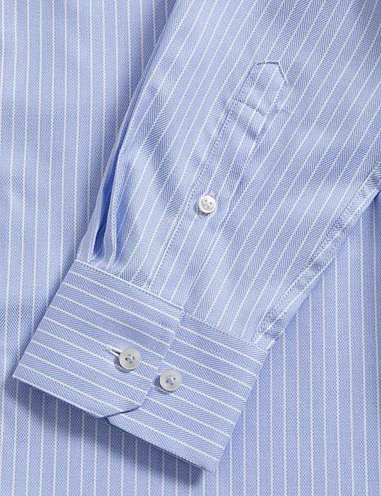 Tailored Fit Luxury Cotton Striped Shirt