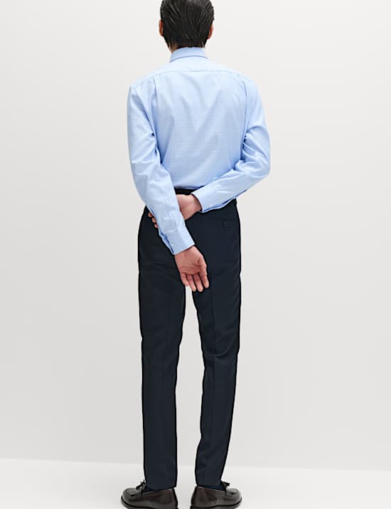 Regular Fit Luxury Pure Cotton Check Shirt