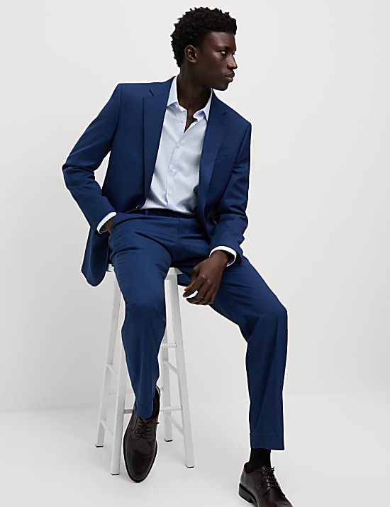 Slim Fit Luxury Pure Cotton Textured Shirt