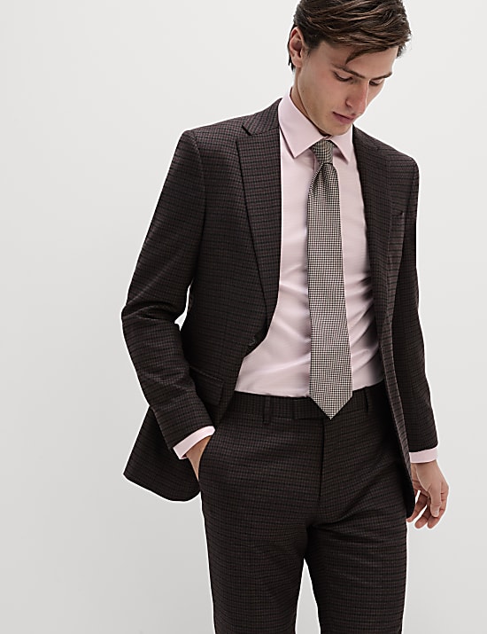 Tailored Fit Luxury Pure Cotton Textured Shirt