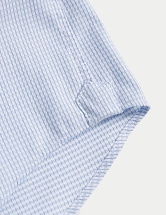 Slim Fit Luxury Cotton Check Shirt