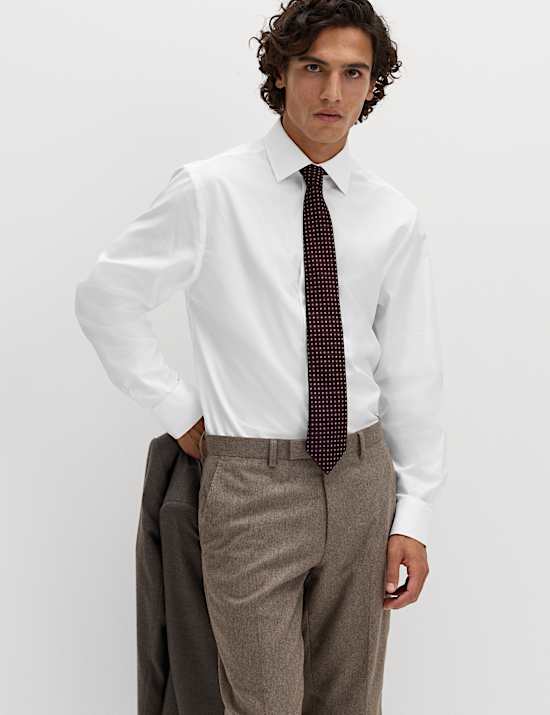 Regular Fit Pure Cotton Luxury Shirt