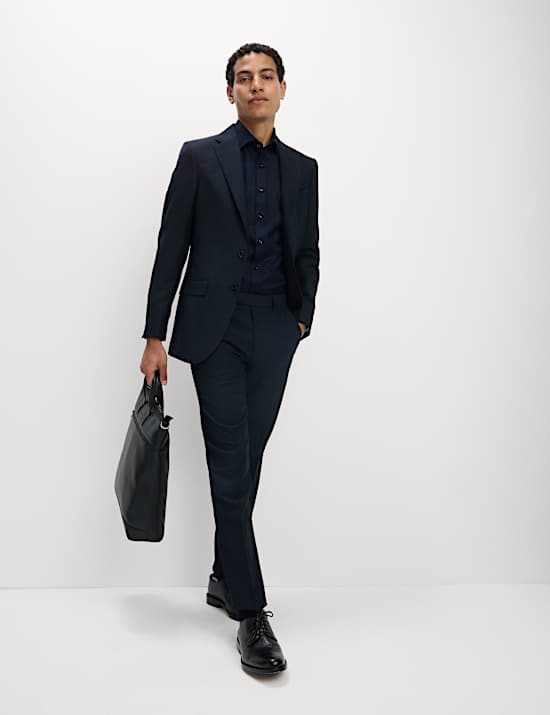 Regular Fit Luxury Cotton Double Cuff Twill Shirt