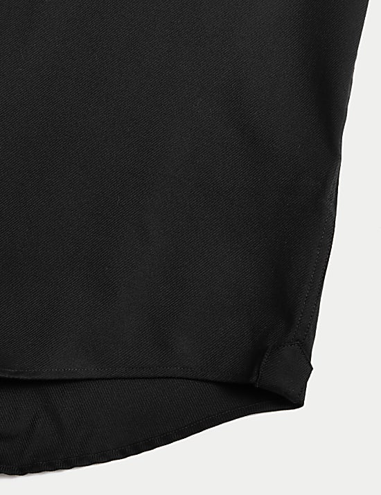 Tailored Fit Luxury Cotton Double Cuff Twill Shirt