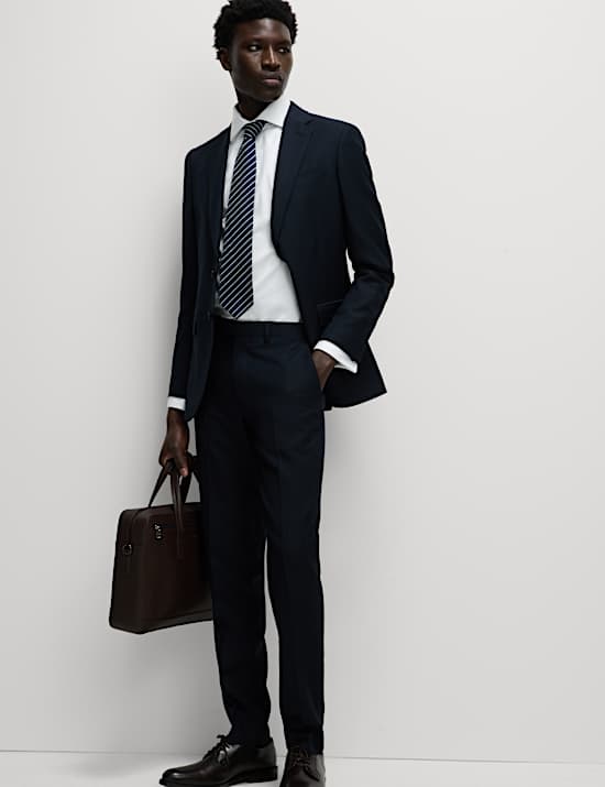 Tailored Fit Luxury Cotton Double Cuff Twill Shirt