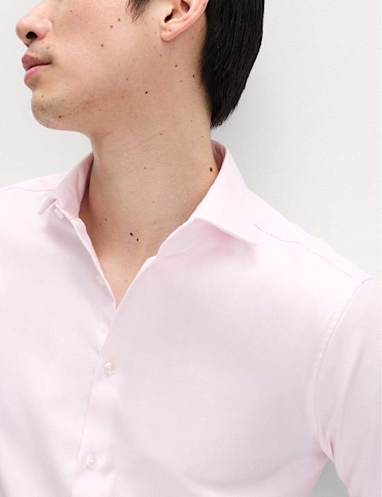Extra Slim Fit Luxury Cotton Twill Shirt