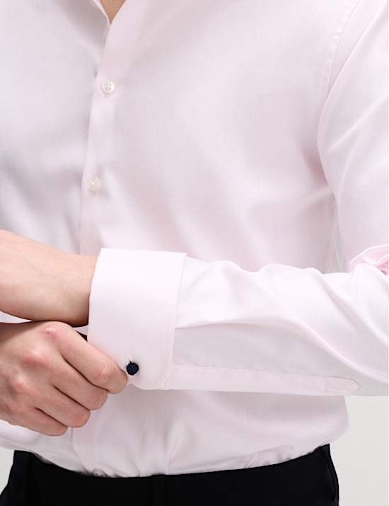 Extra Slim Fit Luxury Cotton Twill Shirt
