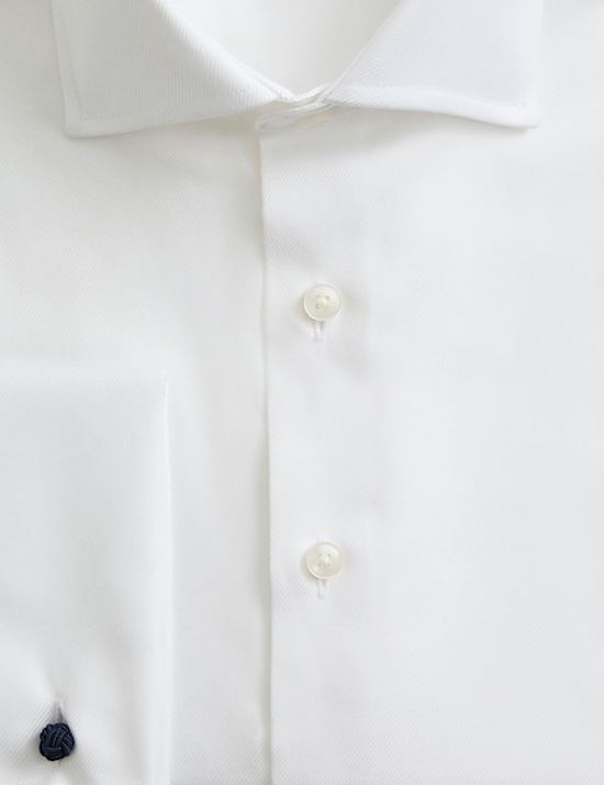 Slim Fit Pure Cotton Textured Shirt