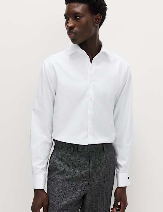 Regular Fit Easy Iron Luxury Cotton Shirt