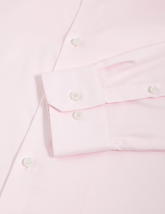 Slim Fit Luxury Cotton Twill Shirt