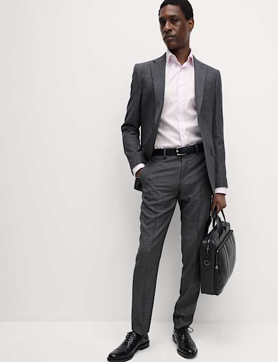 Slim Fit Luxury Cotton Twill Shirt