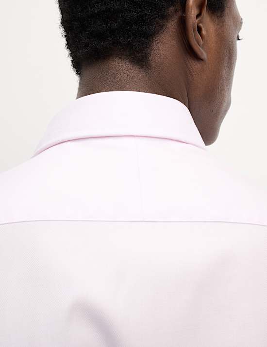 Slim Fit Luxury Cotton Twill Shirt