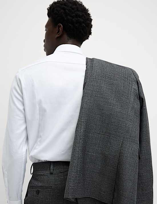 Slim Fit Luxury Cotton Twill Shirt