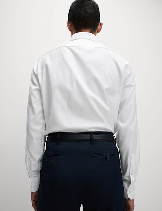 Tailored Fit Luxury Cotton Twill Shirt