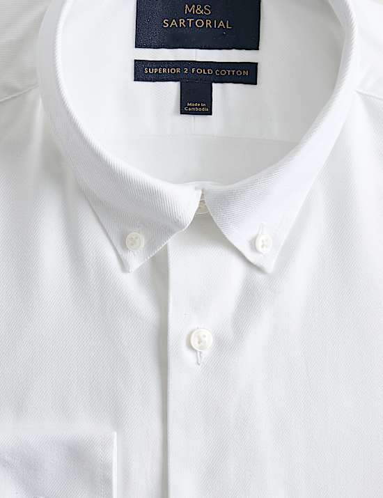 Regular Fit Pure Cotton Twill Shirt