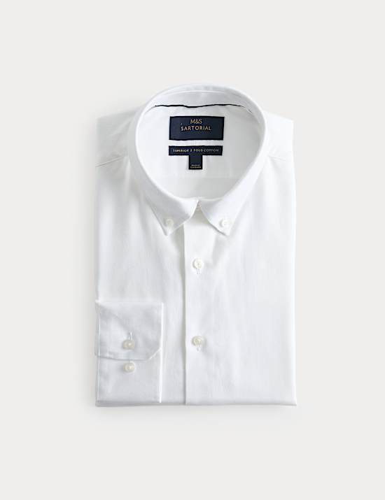 Regular Fit Pure Cotton Twill Shirt