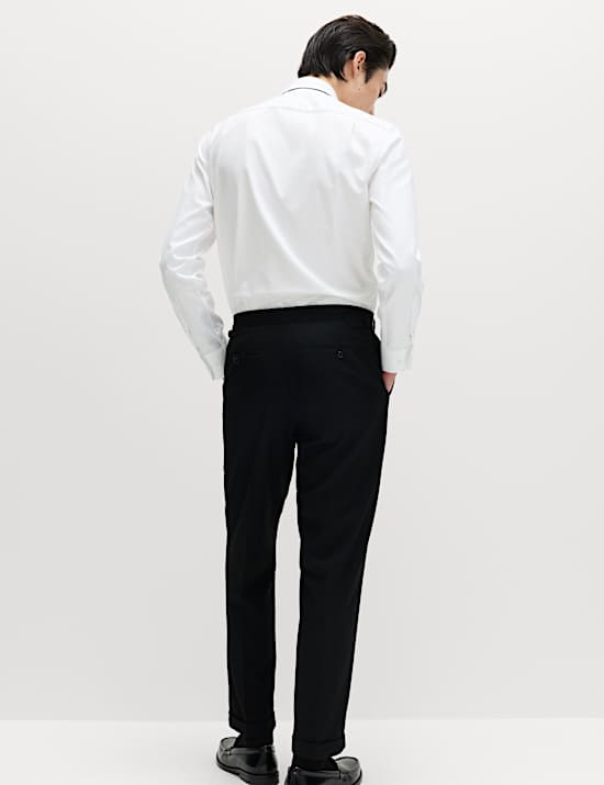 Slim Fit Pure Cotton Twill Luxury Shirt