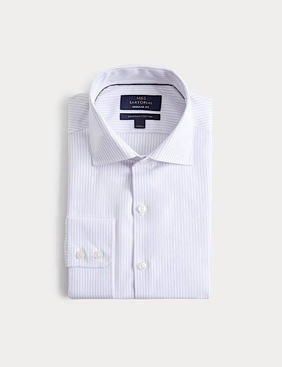 Regular Fit Pure Egyptian Cotton Poplin Shirt