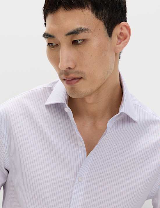 Slim Fit Egyptian Cotton Poplin Shirt