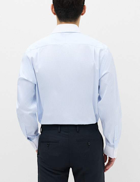 Regular Fit Egyptian Cotton Contrast Collar Shirt