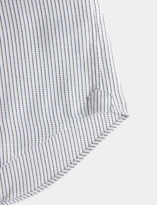 Slim Fit Luxury Cotton Striped Shirt