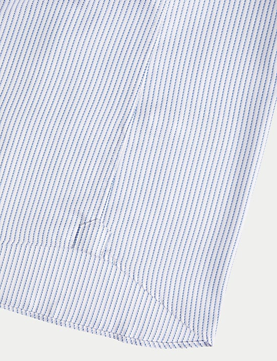 Tailored Fit Luxury Pure Cotton Striped Shirt