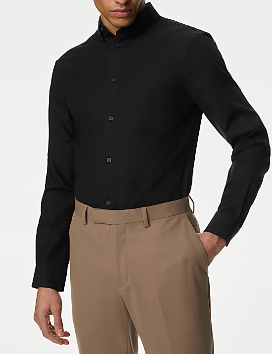 Slim Fit Cotton Stretch 360 Flex&trade; Shirt