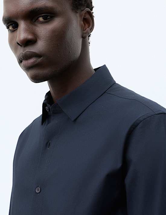 Slim Fit Cotton Stretch 360 Flex&trade; Shirt