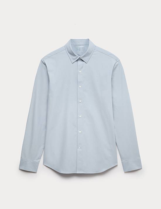 Slim Fit Cotton Stretch 360 Flex&trade; Shirt