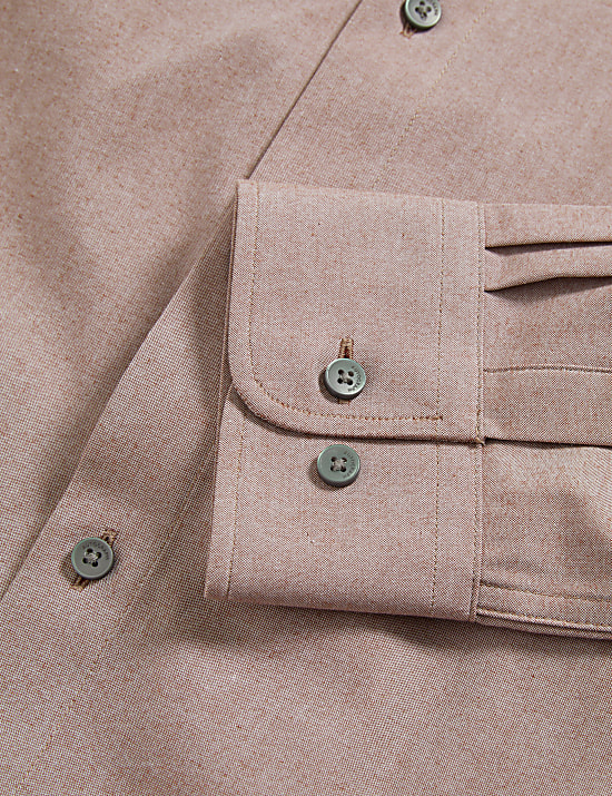 Βαμβακερό ελαστικό πουκάμισο 360 Flex™ με στενή εφαρμογή