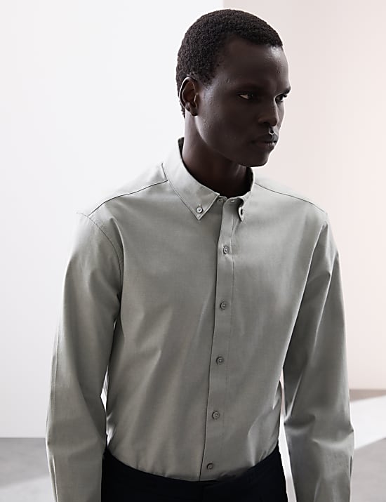 Slim Fit Cotton Stretch 360 Flex™ Shirt