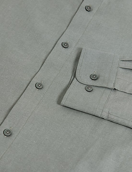 Βαμβακερό ελαστικό πουκάμισο 360 Flex™ με στενή εφαρμογή