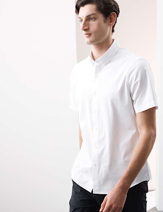 Regular Fit Cotton Stretch 360 Flex Shirt