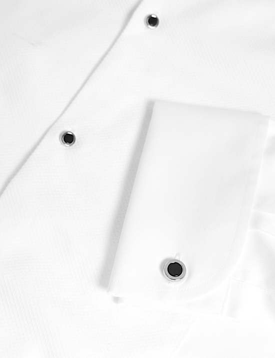 Chemise de performance coupe ajustée 100 % coton