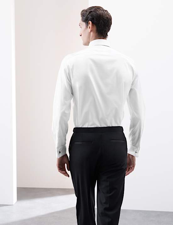 Chemise de performance coupe ajustée 100 % coton