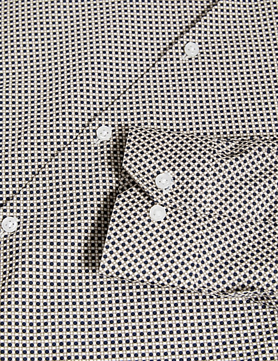 Regular Fit Easy Iron Pure Cotton Shirt