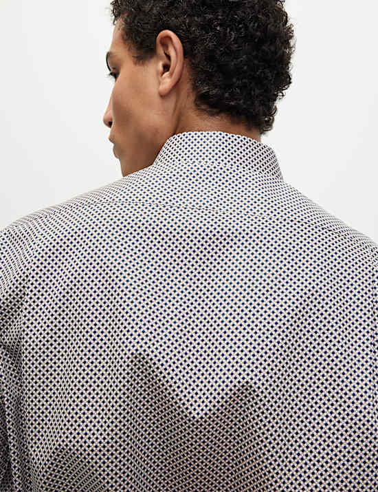 Regular Fit Easy Iron Pure Cotton Shirt