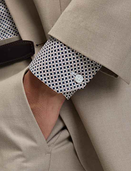 Regular Fit Easy Iron Pure Cotton Shirt