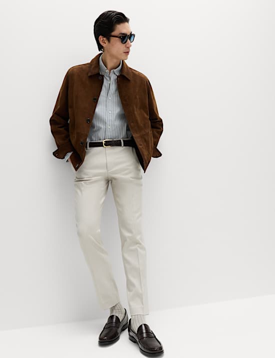 Regular Fit Pure Cotton Striped Shirt