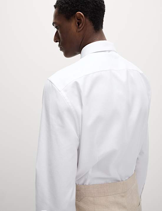 Slim Fit Easy Iron Shirt and Tie