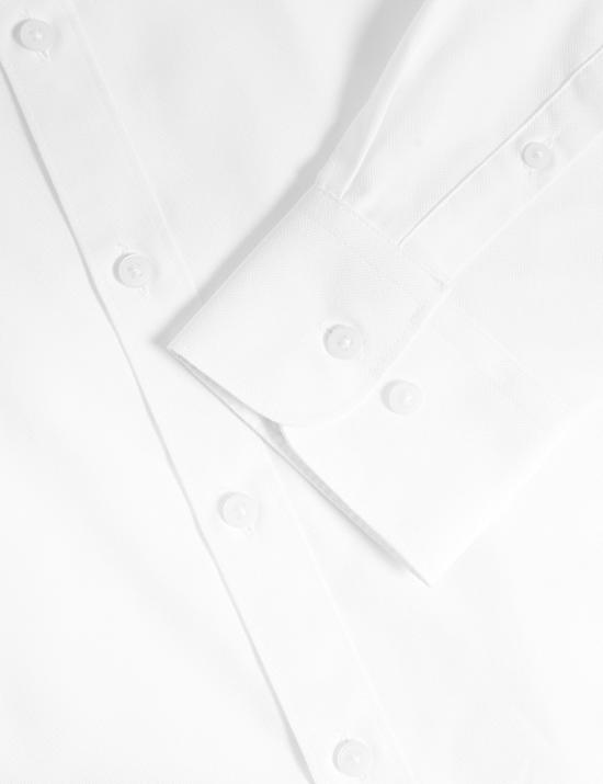 4pc Regular Fit Easy Iron Shirt and Tie Set