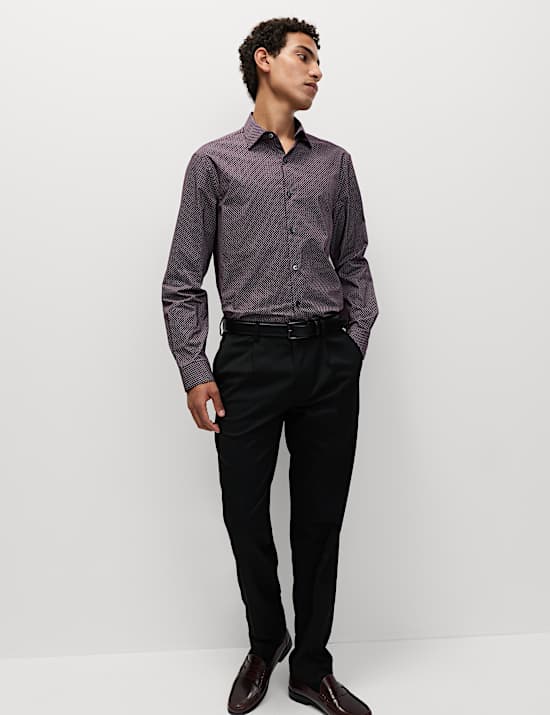 Regular Fit Pure Cotton Printed Shirt