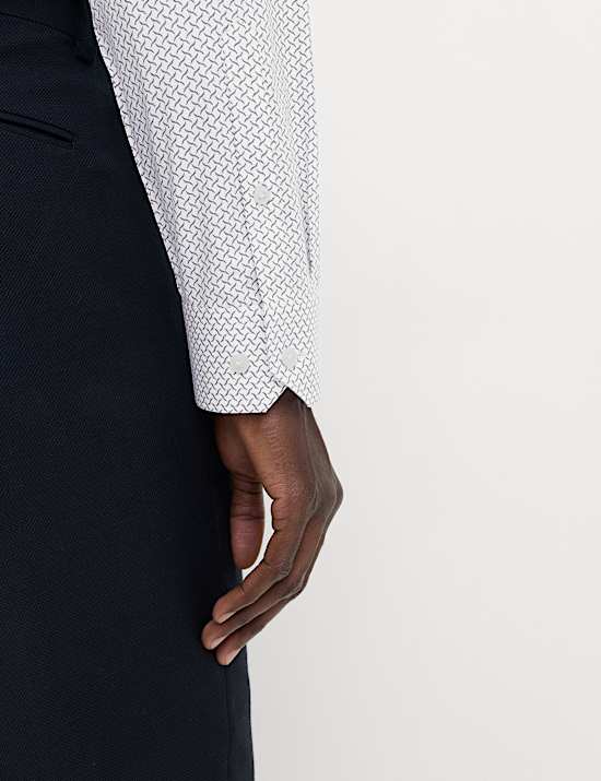 Regular Fit Pure Cotton Printed Shirt