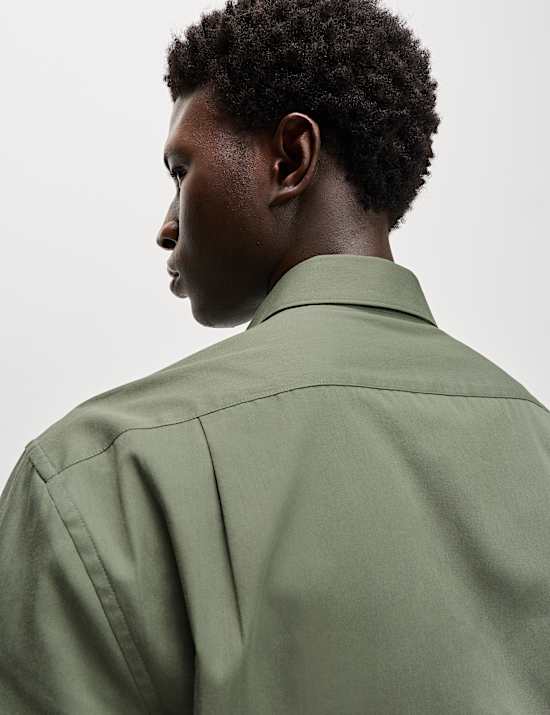 Hemd aus reiner Baumwolle in normaler Passform