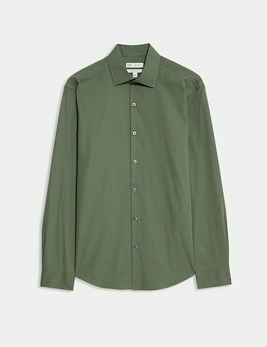 Hemd aus reiner Baumwolle in normaler Passform