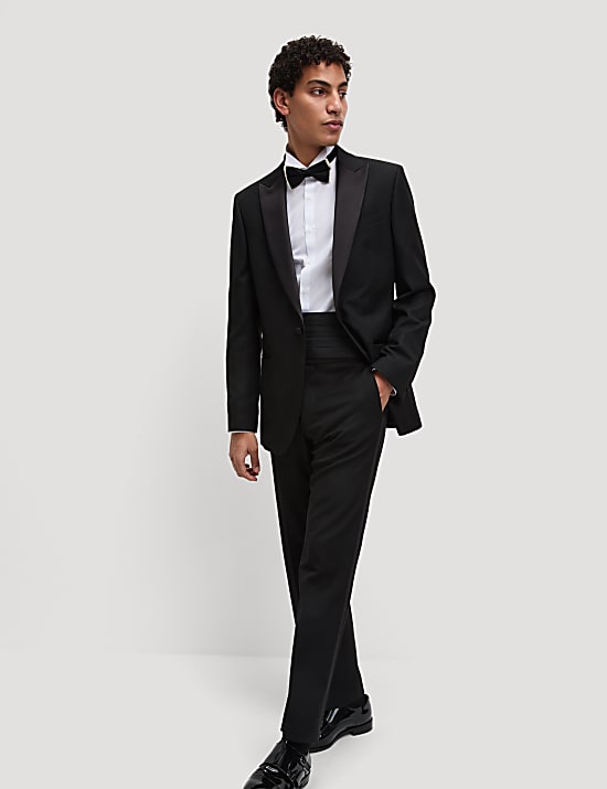 Slim Fit Cotton Blend Dress Shirt